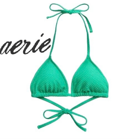 aerie Other - Aerie L Green Bikini Top